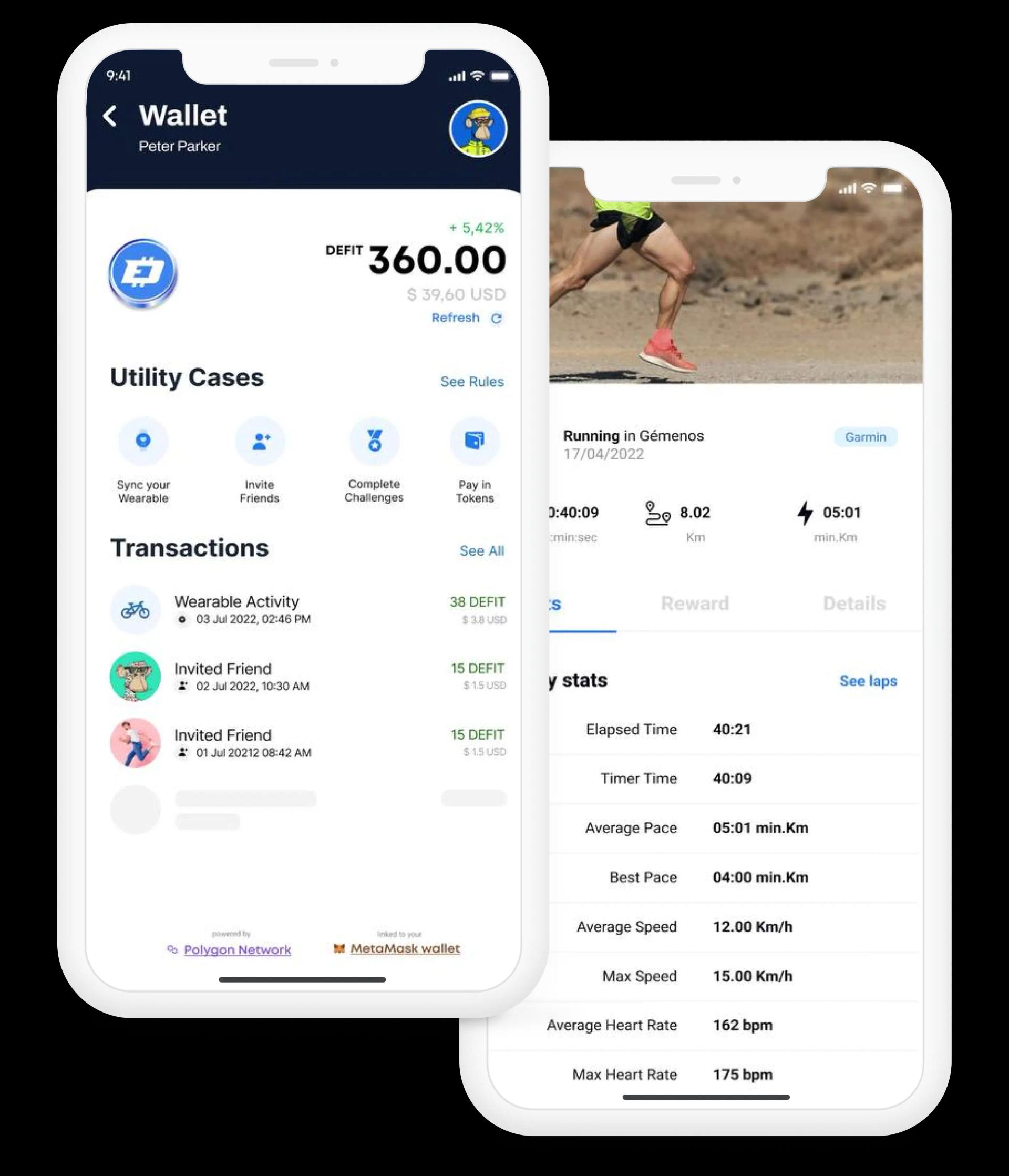 DEFIT is a web3 lifestyle app leading the Move-to-Earn revolution. Get rewarded in DEFIT cryptocurrency for your fitness activities.