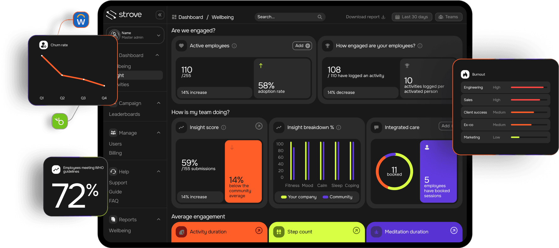 Numan app home screen